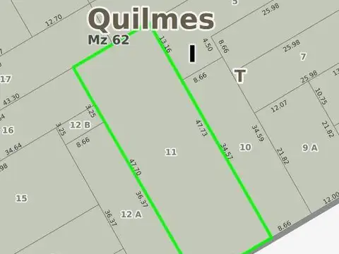 Terreno en Quilmes