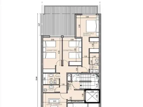 Departamento en Venta de 3 dormitorios