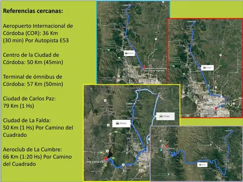 Venta de Terreno en La Granja, Departamento de Colón, Provincia de Córdoba