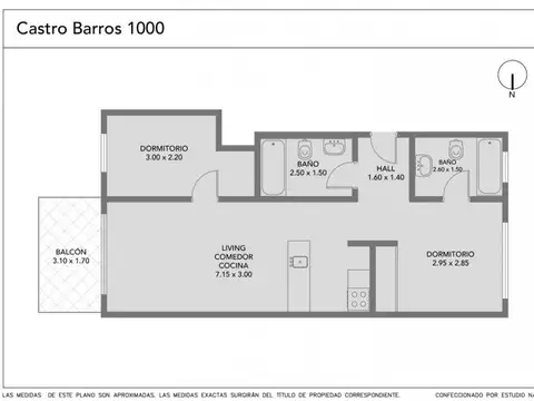 Departamento en Venta en Boedo, USD 129.000