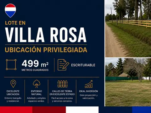 Terreno en Venta en Villa Rosa, Partido de Pilar