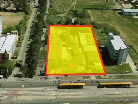 Fracción 7060 m² con 58 m de frente Sobre Ruta 3 - Apto Desarrollo Inmobiliario - San Justo