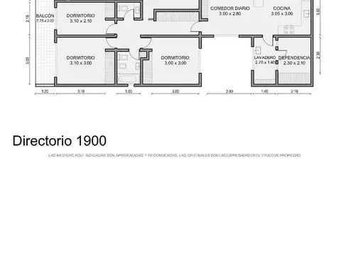 Departamento en Venta de 3 dormitorios