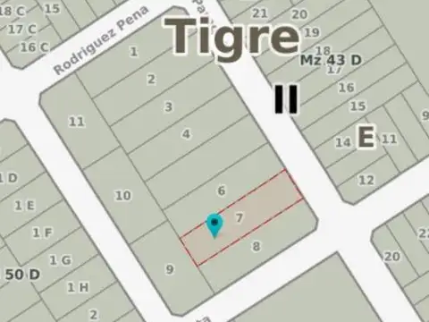 Terreno en Venta de 875,0 m2