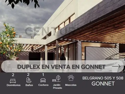 Venta de duplex en Gonnet