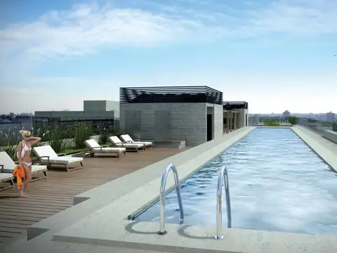 Departamento 2 ambientes con 1 baño