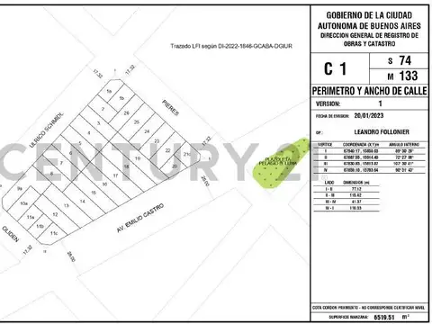 VENTA 3 LOTES EN BLOCK LINIERS - ACEPTA PERMUTA