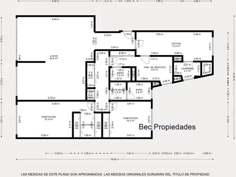 Departamento en Venta de 3 dormitorios