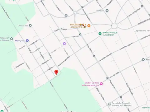 Terreno en Venta en Barrio el Cazador, USD 29.000
