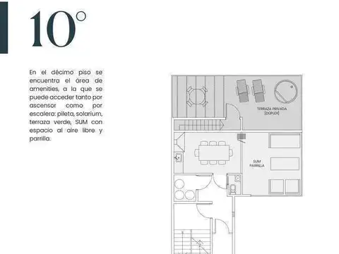 Departamento Monoambiente con 1 baño