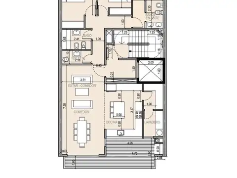 Departamento en Venta en Barrio San Pedro, USD 450.000