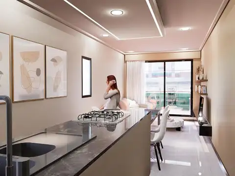 Departamento 3 ambientes con 2 baños