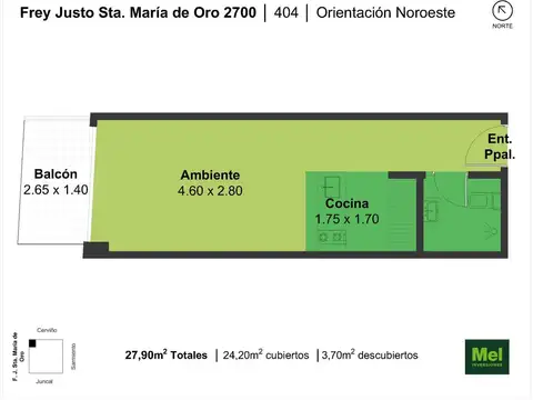 Fray Justo Sta. María De Oro 2795 , Piso 2