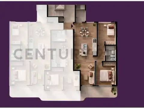 Departamento en Venta de 2 dormitorios