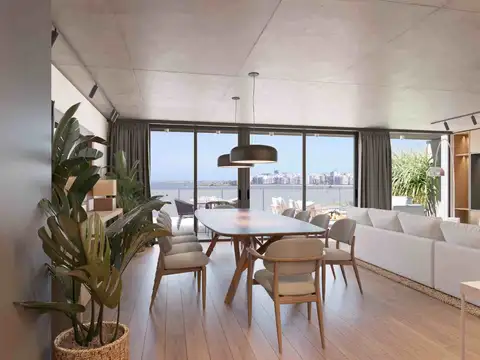 VENTA APARTAMENTO 2 DORMITORIOS POCITOS TERRAZA