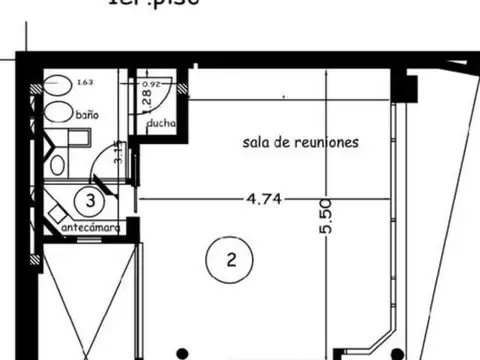 VENTA OFICINA 4 AMBIENTES EN SAN ISIDRO
