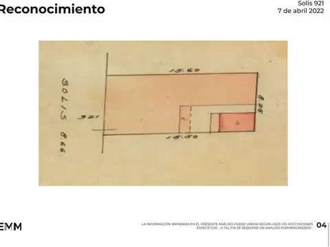 Terreno en Venta de 129,0 m2