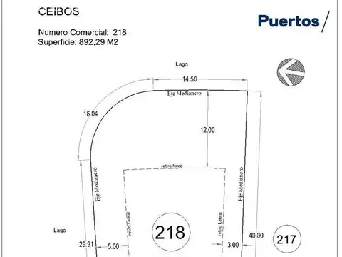 Terreno en Venta en Puertos - Barrio Marinas, USD 225.000