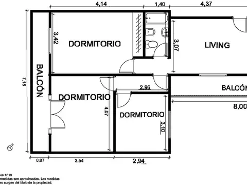 Depto Tipo Casa en Venta en Villa General Mitre, USD 160.000