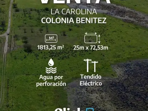 Terreno amplio en Colonia Benitez - Espacio, naturaleza y tranquilidad familiar