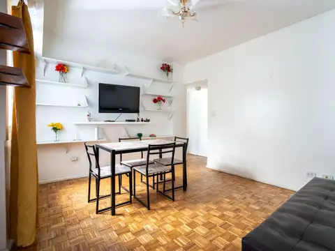 Departamento 2 ambientes amoblado en alquiler temporario en Almagro 