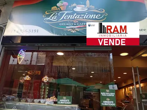 Excelente Oportunidad de Heladeria para seguir trabajando Inmediato en Balvanera.