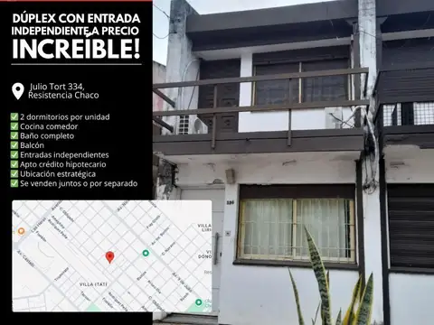 Se Vende Duplex de dos dormitorios