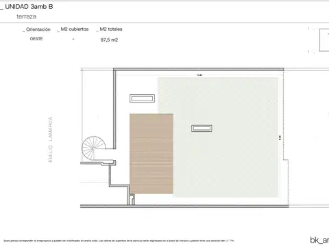 Departamento en Venta de 3 ambientes