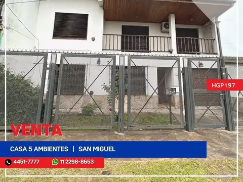 Casa - Venta - Argentina, San Miguel - Int. Juan Irigoin 1889