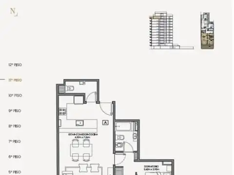 Departamento en Venta en Nuñez, USD 618.000