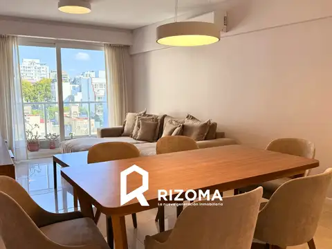Departamento en Alquiler 3 Ambientes Semi Amoblado con Cochera Balcon y Amenities en Palermo