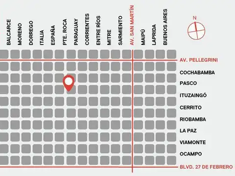 Departamento en Venta de 2 ambientes