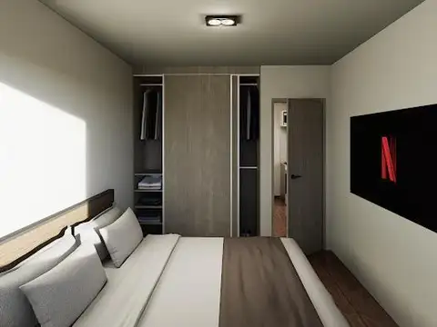 Departamento 2 ambientes con 1 baño