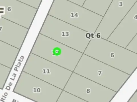 Terreno en Venta 43  mts Fondo