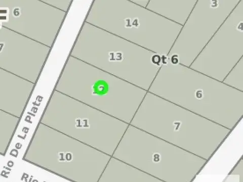 Terreno en Venta 43  mts Fondo