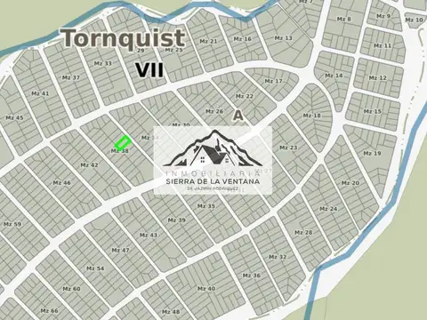 Terreno / Lote en venta de 1900m2 ubicado en Villa Ventana
