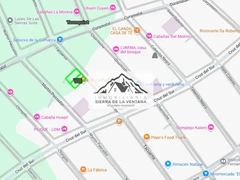 Terreno en Venta en Villa Ventana, USD 56.000