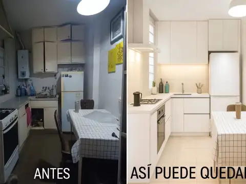 Departamento 3 ambientes c/dependencia en Palermo