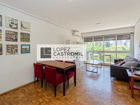 IMPECABLE SEMIPISO! Balcón c/espectacular vista al Parque Las Heras! Todo luz y sol! AMOBLADO Y EQUIPADO! ÚNICO! OPORT!