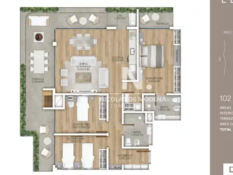 Departamento en Venta de 4 ambientes
