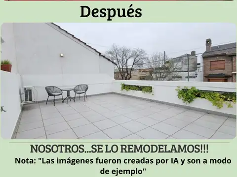 en Venta casa 4 amb con garage en Flores