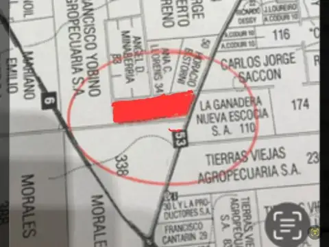 Campo en Venta de 50  ha