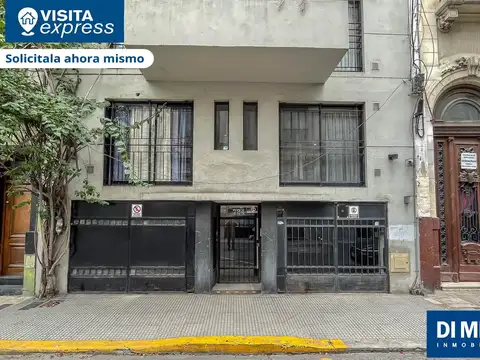 San Telmo monoambiente al frente con balcon y ascensor