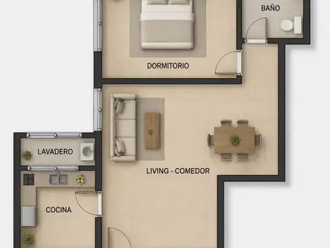Departamento en Alquiler al Este