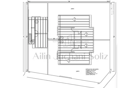 Casa 3 ambientes con 1 baño