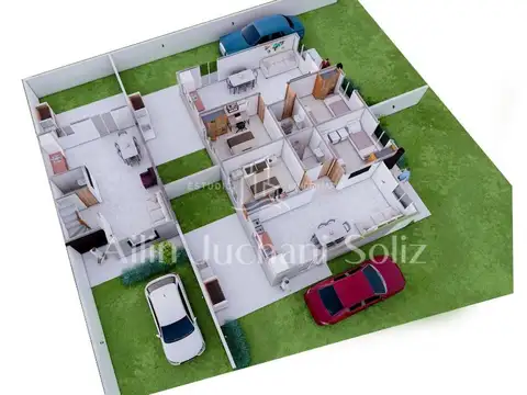 Casa 3 ambientes con 1 baño