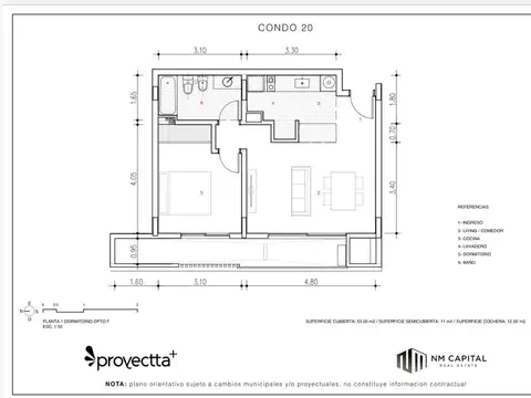 Departamento en Venta en Fisherton, USD 89.000