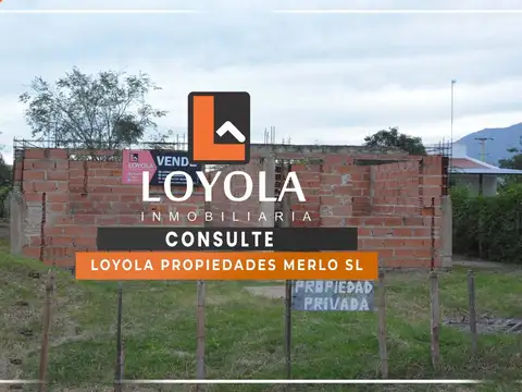 Casa a terminar en venta Merlo San Luis 