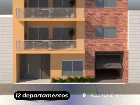 LA MATANZA - VILLA LUZURIAGA - TERRENO 10 x 32 CON PLANOS APROBADOS PARA 12 DEPTOS. - OPORTUNIDAD  