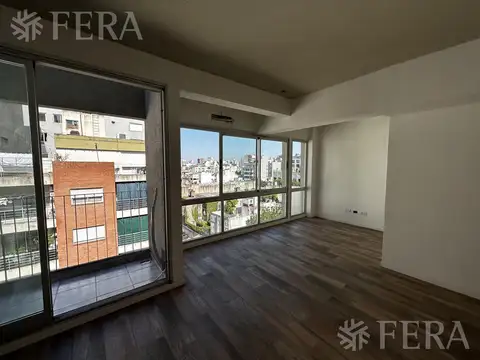Departamento 2 ambientes con 2 baños